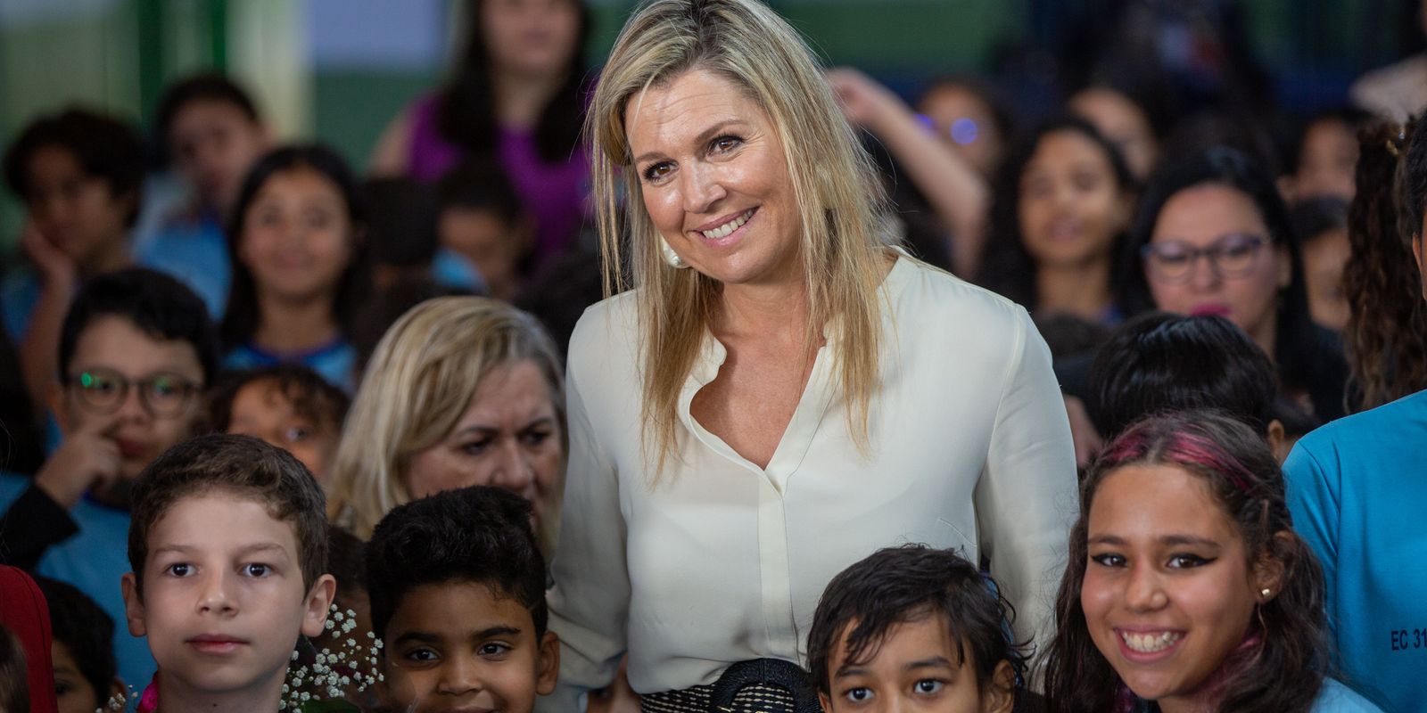 Rainha da Holanda conhece em Brasília programa de educação financeira 3 Rainha da Holanda conhece em Brasília programa de educação financeira