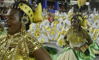 Imperatriz Leopoldinense abre o desfile do grupo especial do carnaval do Rio de Janeiro 2022
