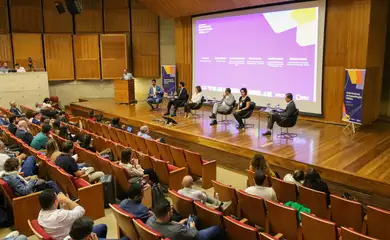 São Paulo (SP), 19/05/2025 - Com participação da EBC, o 1º Encontro da Rede Nacional de Comunicação Pública promove debates sobre o papel das emissoras públicas na prática do jornalismo, na programação cultural e na educação. Estão presentes representantes de organizações nacionais e internacionais, referências na oferta de um serviço público de comunicação gratuito, de qualidade e independente. Foto: Cadu Pinotti/Agência Brasil