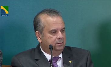 O secretário especial de Previdência e Trabalho, Rogério Marinho, durante entrevista coletiva para detalhar a reforma da Previdência.