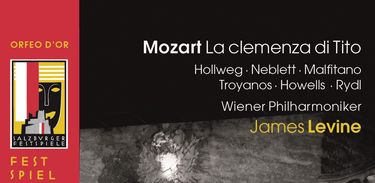 Capa do cd “A clemência de Tito”, de Wolfgang Amadeus Mozart