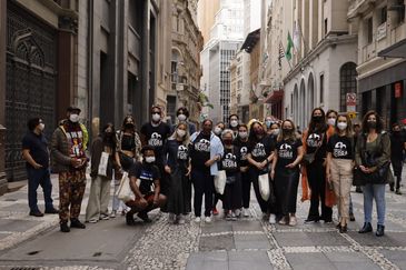 Divulgação/AMB Juízes fazem caminhada contra o racismo