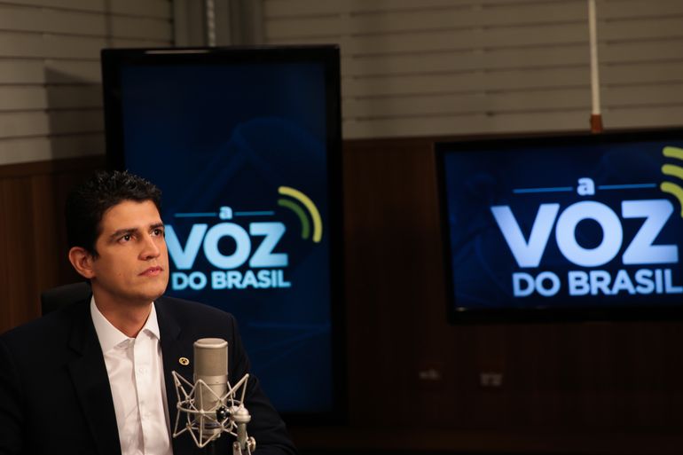 Secretário Executivo do Ministério da Infraestrutura,Marcelo Sampaio, participa do programa A Voz do Brasil