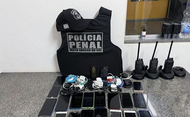 Brasília (DF) 16/12/2023 Operação do Ministério da Justiça apreendeu mais de 1.000 celulares em presídios. Foto AGEPEN.