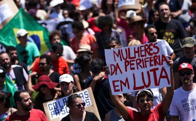 Brasília - Grito dos Excluídos faz manifestação contra o governo do presidente Michel Temer, na Esplanada dos Ministérios (Marcelo Camargo/Agência Brasil)