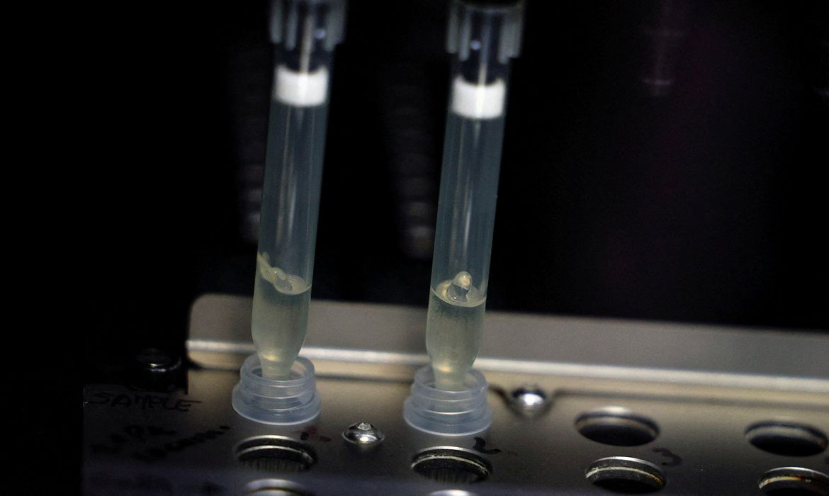 Amostras suspeitas de varíola dos macacos em laboratório de microbiologia em Madri