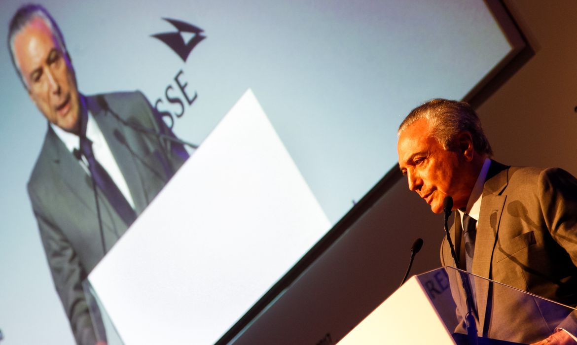 São Paulo -  Presidente Michel Temer fala durante cerimônia de Abertura do 2017 Latin America Investment Conference 
(Beto Barata/PR)
