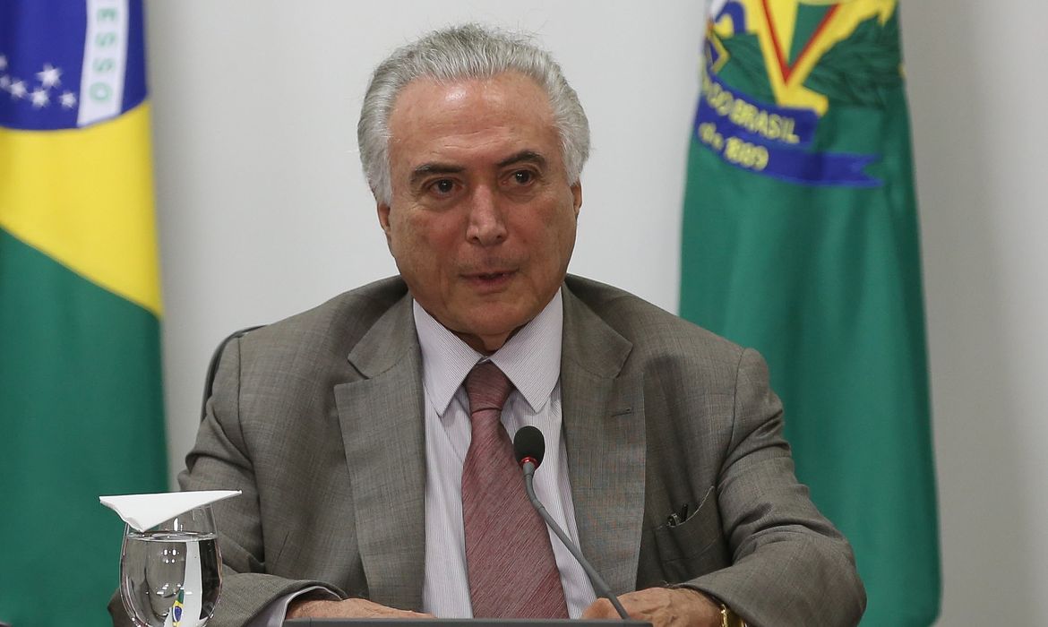 Brasília - O presidente Michel Temer coordena reunião do Conselho da Câmara de Comércio Exterior (Camex), no Palácio do Planalto (Valter Campanato / Agência Brasil)