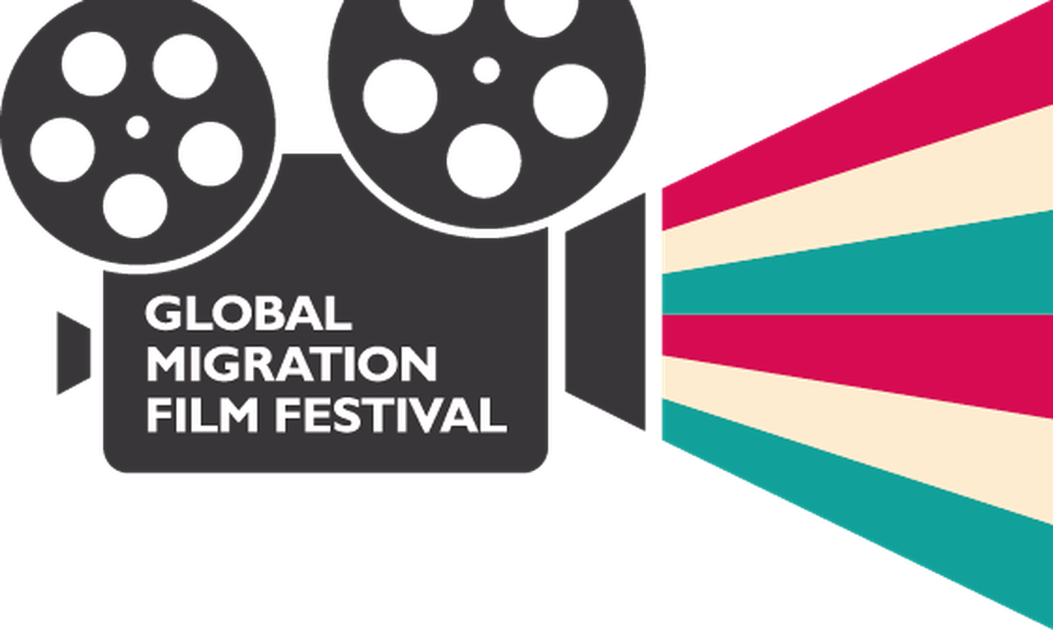 Logomarca do Festival Global de Filmes sobre Migração