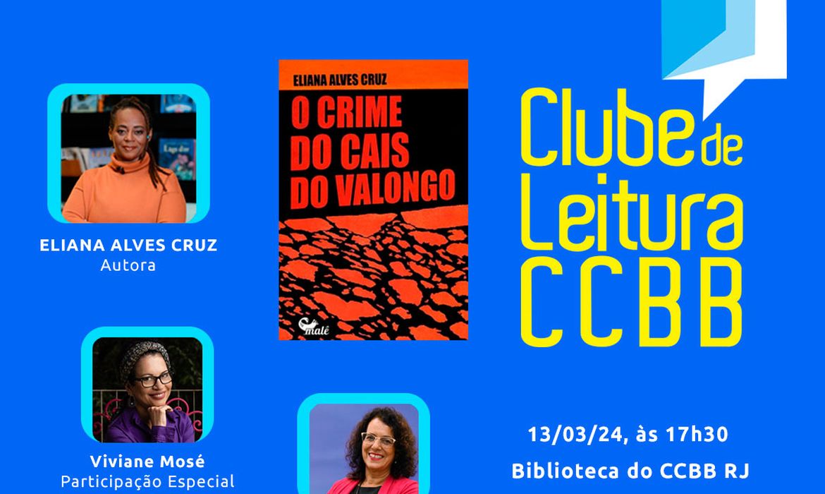Brasília (DF) 07/03/2024 - Clube de Leitura CCBB
Foto: Clube de Leitura CCBB/Divulgação