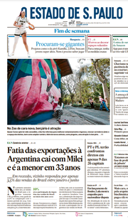 Capa do Jornal O Estado de S. Paulo Edição 2024-07-21