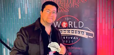 Rodrigo Eberienos vence o World Harmonica Festival 2025
