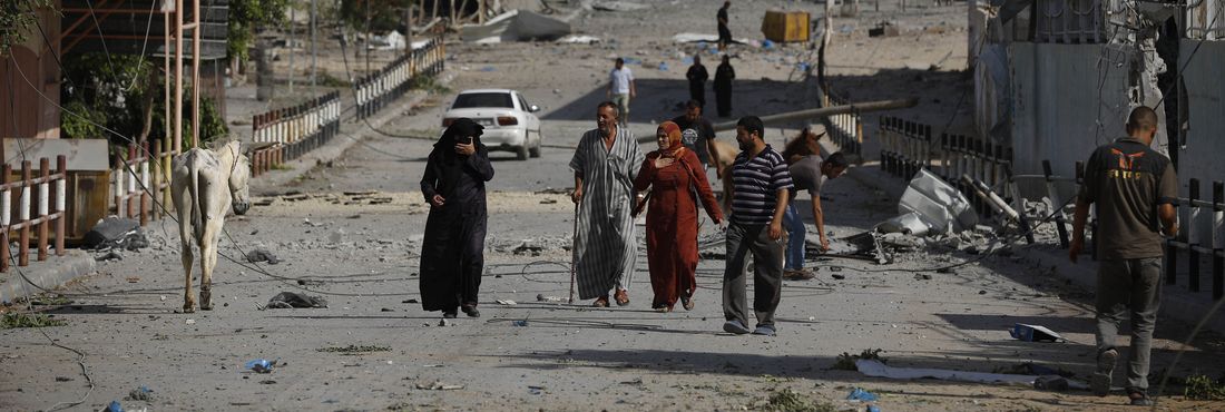 Destruição na Faixa de Gaza Destruição na Faixa de Gaza