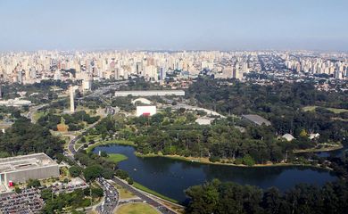 Parque do Ibirapuera em São Paulo.
