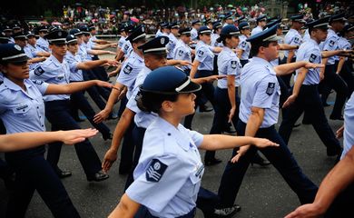 Desfile cívico-militar do 7 de setembro na Avenida Presidente Vargas, centro do Rio de Janeiro (Fernando Frazão/Agência Brasil)