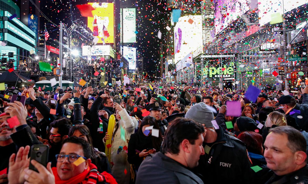 Reveillon na Times Square será online