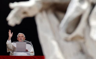 O papa emérito Bento 16 em junho de 2012 no Vaticano