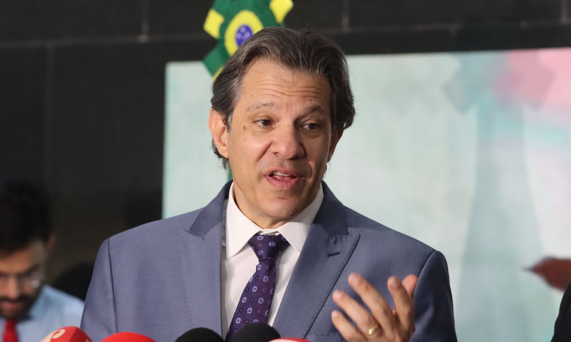 Brasília, (DF) - 28/08/2023  Entrevista coletiva dos ministros  do Brasil, e da Argentina, Fernando Haddad, e Economia da Argentina, Sergio Massa. Foto:Valter Campanato/Agência Brasil/Arquivo