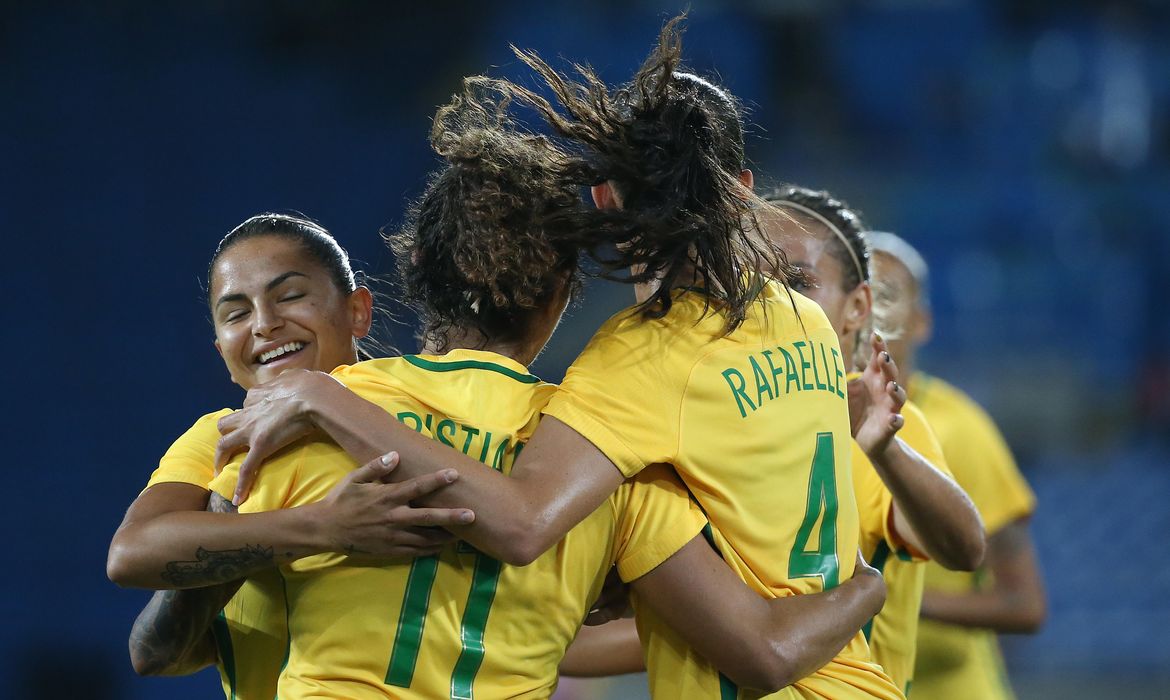 Rio de Janeiro - Brasil e China, futebol feminino, no Engenhão, jogo da Rio 2016 (Roberto Castro/Brasil2016)
