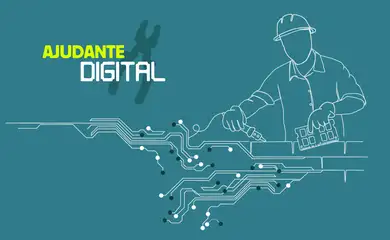 Brasília (DF), 02/10/2024 - Arte para a matéria Ajudante Digital. Arte/Agência Brasil