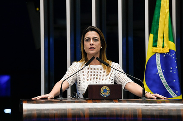 A candidata do União Brasil, Soraya Thronicke - Roque de Sá/Agência Senado