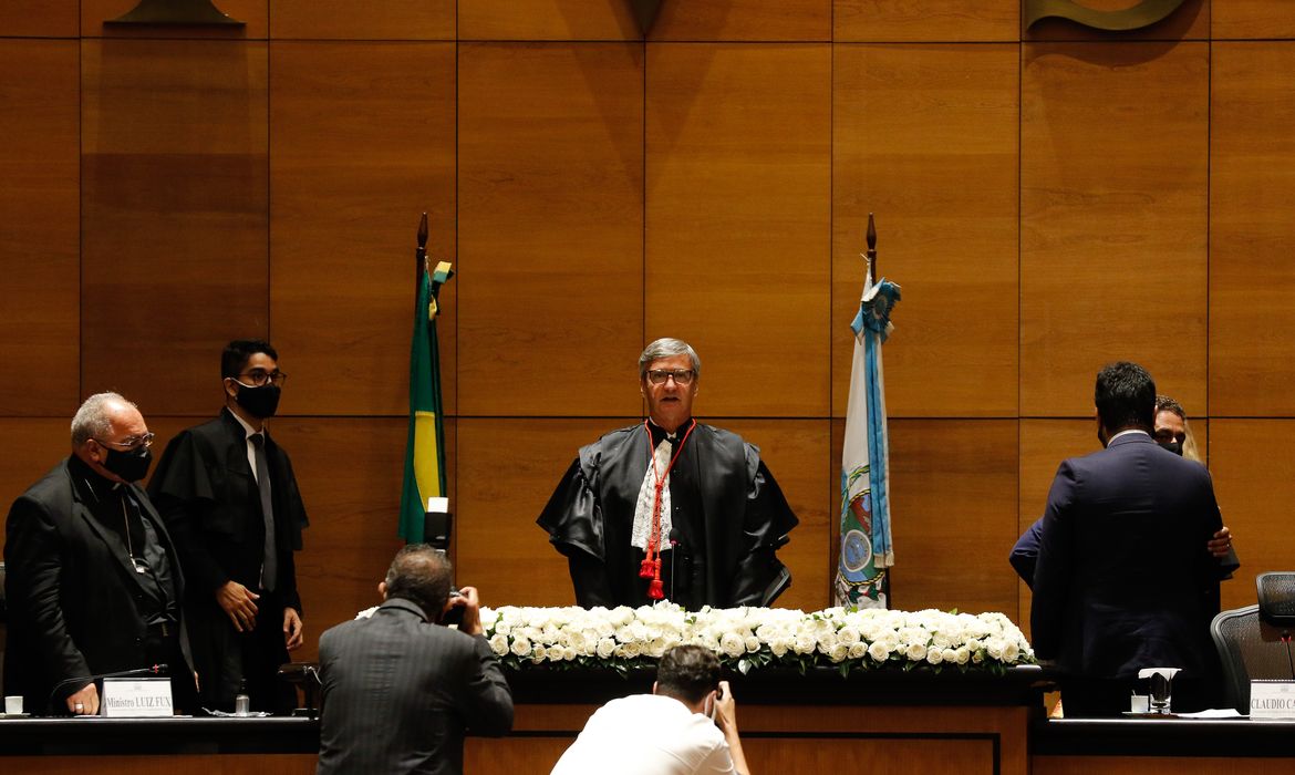 Posse do desembargador Henrique Figueira na presidência do Tribunal de Justiça do Rio de Janeiro