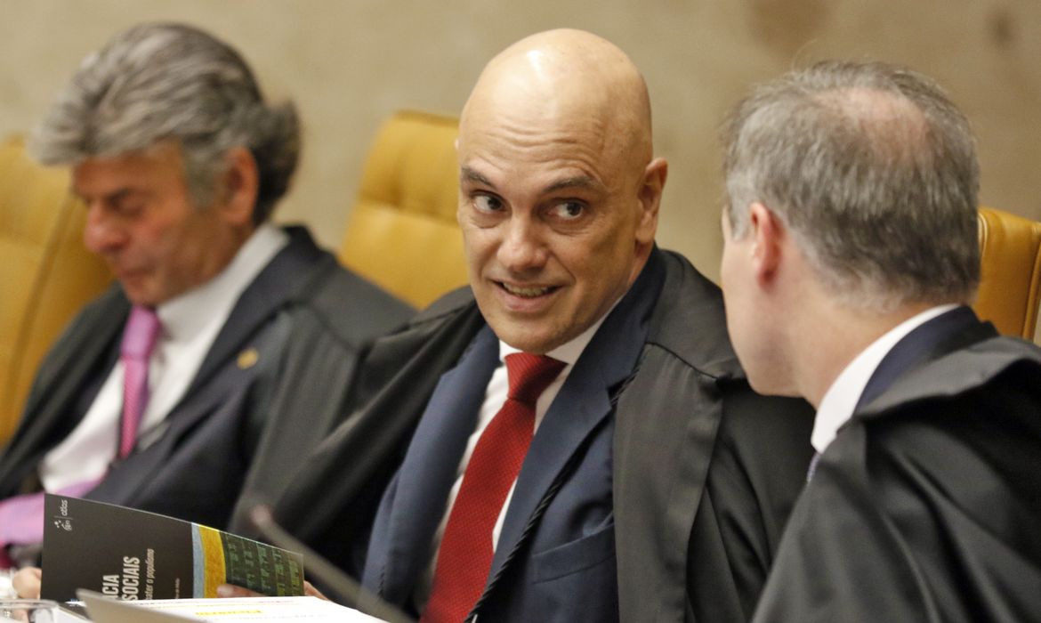 Brasília (DF), 05/12/2024 - O ministro Alexandre de Moraes durante sessão do STF. Foto: Bruno Peres/Agência Brasil
