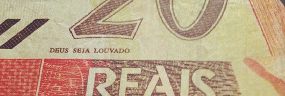 Notas de R$ 20,00 As estimativas estão acima do centro da meta de inflação de 4,5%.