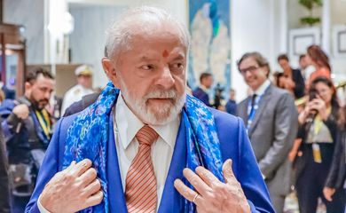 Nova Delhi, Índia, 08.09.2023 - Presidente Lula chega á Nova Delhi, na Índia, para a reunião de cúpula do G-20. Foto: Ricardo Stuckert/PR