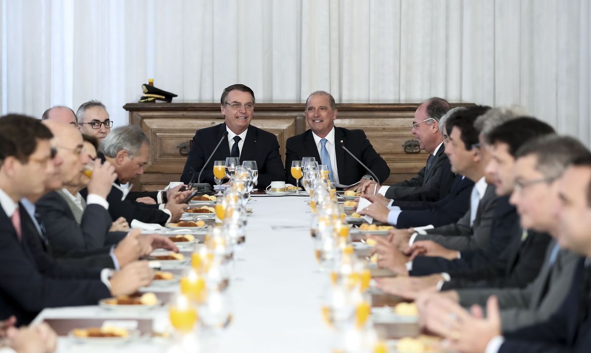 Presidente da República, Jair Bolsonaro, durante a 16ª Reunião do Conselho de Governo.
