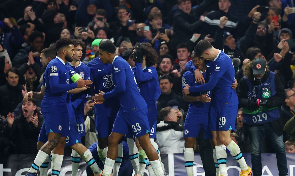 Chelsea derrota Dortmund para avan ar s quartas da Liga dos