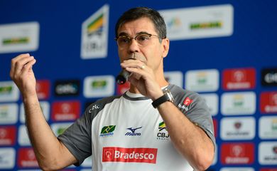 Rio de Janeiro - Ney Wilson, gestor técnico de alto rendimento da CBJ, durante apresentação dos judocas que foram convocados para disputar os Jogos Olímpicos Rio 2016 (Tânia Rêgo/Agência Brasil)
