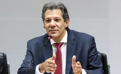 Brasília (DF), 22/05/2025 - O ministro da Fazenda, Fernando Haddad, durante divulgação dos dados do Relatório de Avaliação de Receitas e Despesas Primárias do 2º bimestre de 2025. Foto: Valter Campanato/Agência Brasil