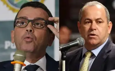 Rivaldo Barbosa e Domingos Brazão. Foto: Fernando Frazão/Agência Brasil e Câmara dos Deputdos/Divulgação