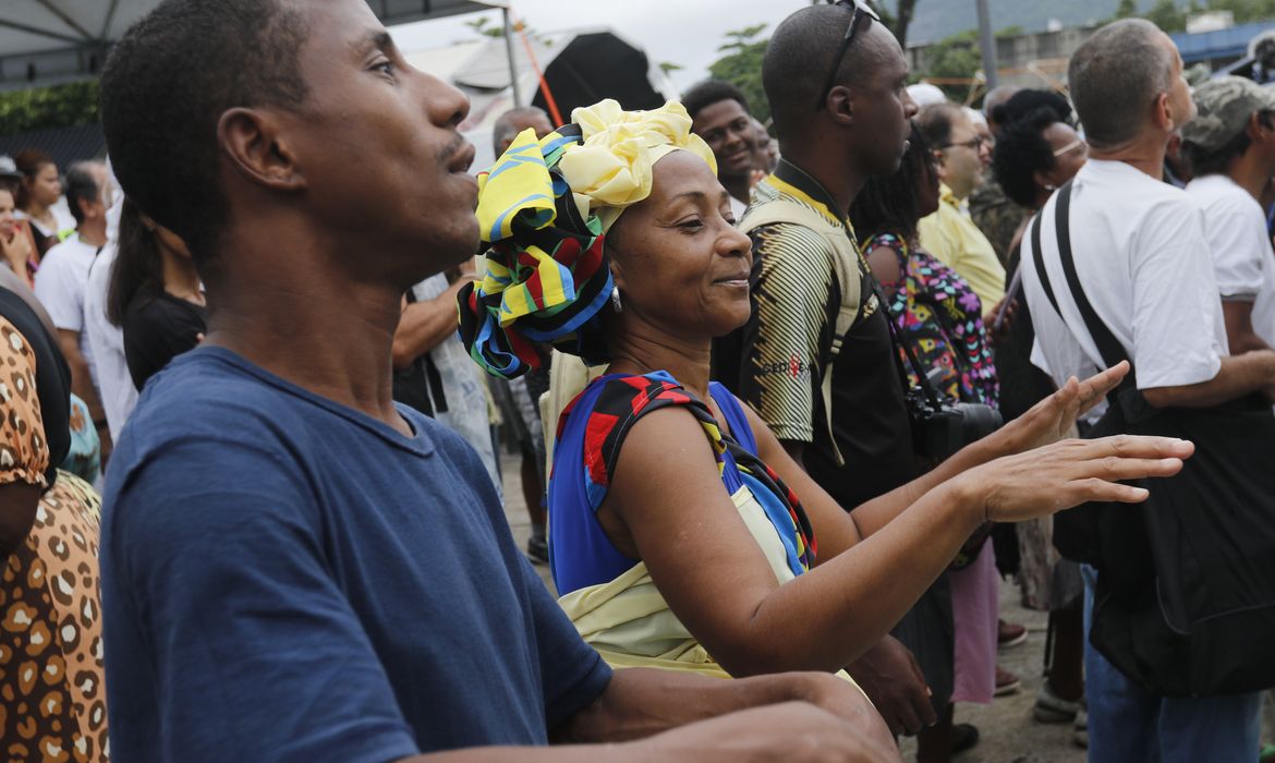Rio de Janeiro (RJ) 20/11/2023 – Celebração do Dia da Consciência Negra no Monumento a Zumbi dos Palmares. Foto: Fernando Frazão/Agência Brasil