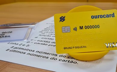 Banco do Brasil lança cartão em braille. Foto: BB/Divulgação