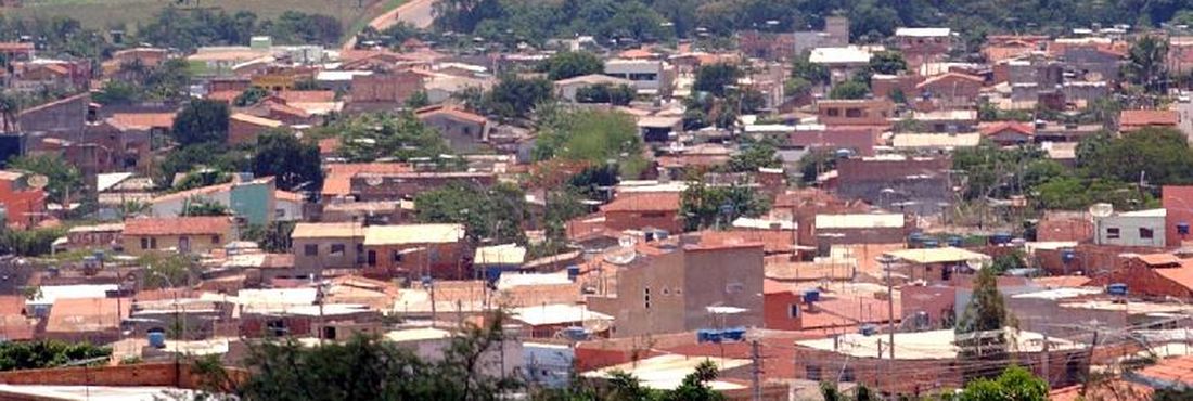 Vista aérea da cidade de São Sebastião, no Distrito Federal