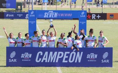seleção brasileira feminina de rugby - campeão Sul-Americano 2021