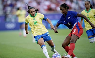 Marta - final Brasil x EUA - paris 2024 - seleção feminina - futebol - em 10/08/2024