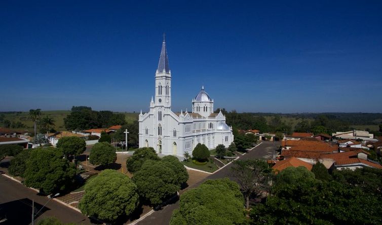 Imagem aérea da Catedral Nossa Senhora da Luz
