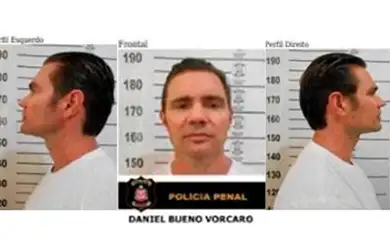 São Paulo (SP), 06/03/2026 - Foto do ex-banqueiro Daniel Vorcaro  para o sistema prisional brasileiro. Foto: Polícia Civil/Reprodução