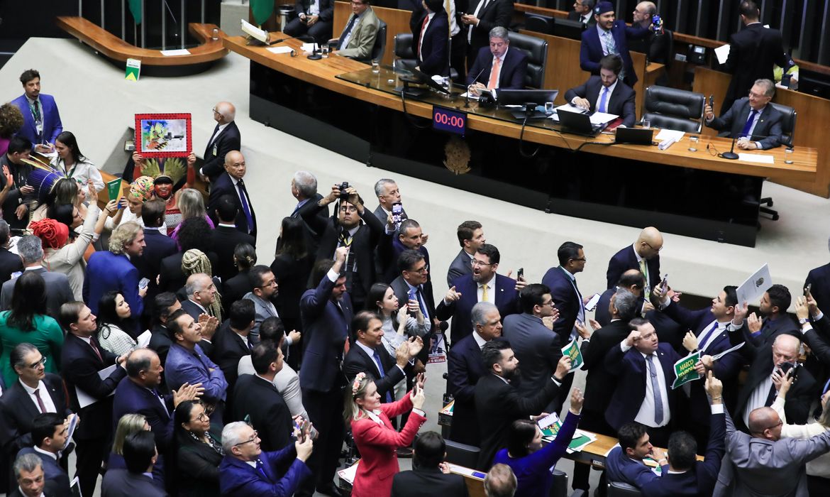 Brasília (DF) 30/05/2023 Votação do Marco temporal na câmara dos Deputados. Foto Lula Marques/ Agência Brasil.