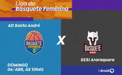 Brasília (DF) 02/04/2025 - A equipe AD Santo André recebe o SESI Araraquara para mais um confronto pela Liga de Basquete Feminino (LBF Caixa) – principal competição da modalidade no país. A partida acontece neste domingo (6), com transmissão ao vivo da TV Brasil a partir das 10h45, direto do Ginásio Celso Daniel, em Santo André (SP).
Arte EBC