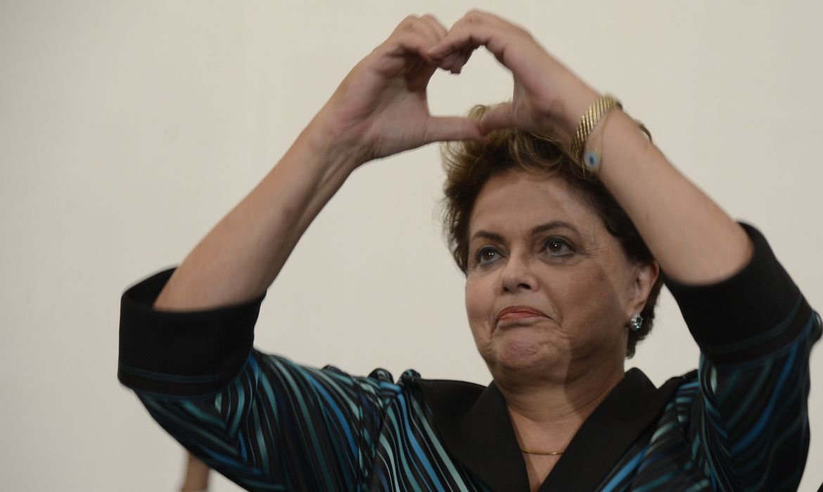 A presidenta Dilma Rousseff participa da convenção nacional do Partido Republicano da Ordem Social - PROS (Valter Campanato/Agência Brasil)