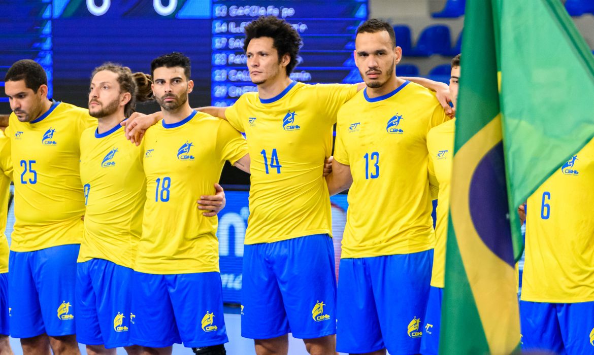 seleção  brasileira masculina de handebol - amistoso contra o Egito - Torneio de Nuremberg - Brasil perde por 32 a 25