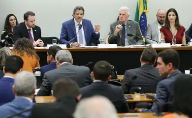 Brasília (DF), 11/06/2025 - O ministro da Fazenda, Fernando Haddad, durante audiência pública conjunta, promovida pelas comissões de Finanças e Tributação e de Fiscalização Financeira e Controle da Câmara dos Deputados. Foto: Lula Marques/Agência Brasil