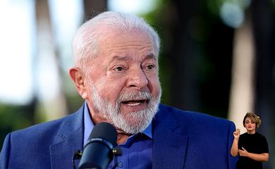 Brasília (DF), 19.06.2023 - Presidente Lula é entrevistado por Marcos Uchoa no programa Conversa com o Presidente, no Palácio do Alvorada. Imagem: TV Brasil