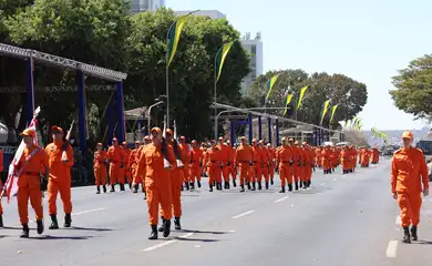 Brasília (DF) 31/08/2024  Governo federal realizou  ensaio geral para o desfile cívico-militar do 7 de setembro na Esplanada dos Ministérios. Foto Antônio Cruz/Agência Brasil