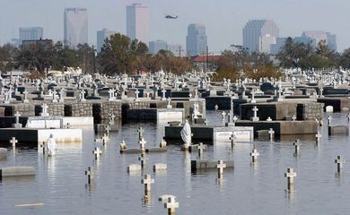 Passagem do  furacão Katrina, que devastou Nova Orleans, completa 10 anos  