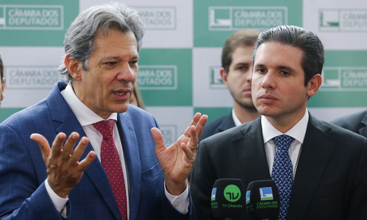 Brasília (DF) 05/02/2025   Ministro da Fazenda, Fernando Haddad, durante coletiva após reunião com o presidente da Câmara dos Deputados,  Hugo Motta. Foto Lula Marques/ Agência Brasil